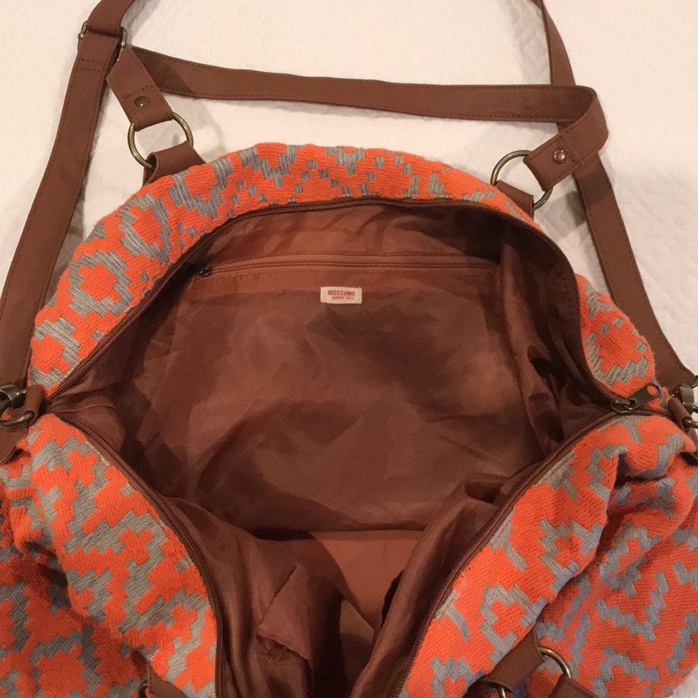 Orange Pattern mini duffle - Picture 2 of 2